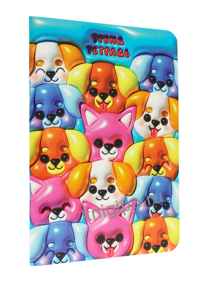 MyArt. БЛОКНОТ в клетку Тренд Тетрадь. Собачки