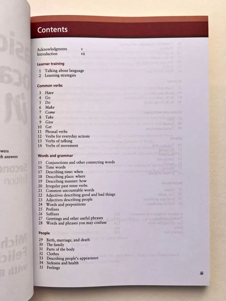 Basic Vocabulary in use(2nd)
