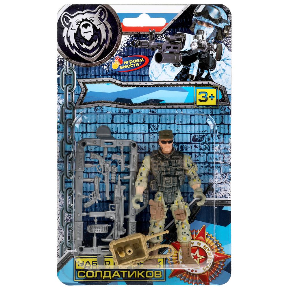 Набор солдатиков с оружием военные с аксесс., блист. ТМ "ИГРАЕМ ВМЕСТЕ" в кор.2*120шт