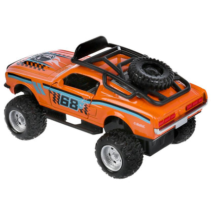 FY628-1 304277 Машина металл свет-звук hot wheels СПОРТКАР, 12,5 см, двери, инерц, кор. Технопарк в