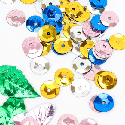 Аппликация пайетками 3D волшебный единорог МУЛЬТИ АРТ в кор.100шт