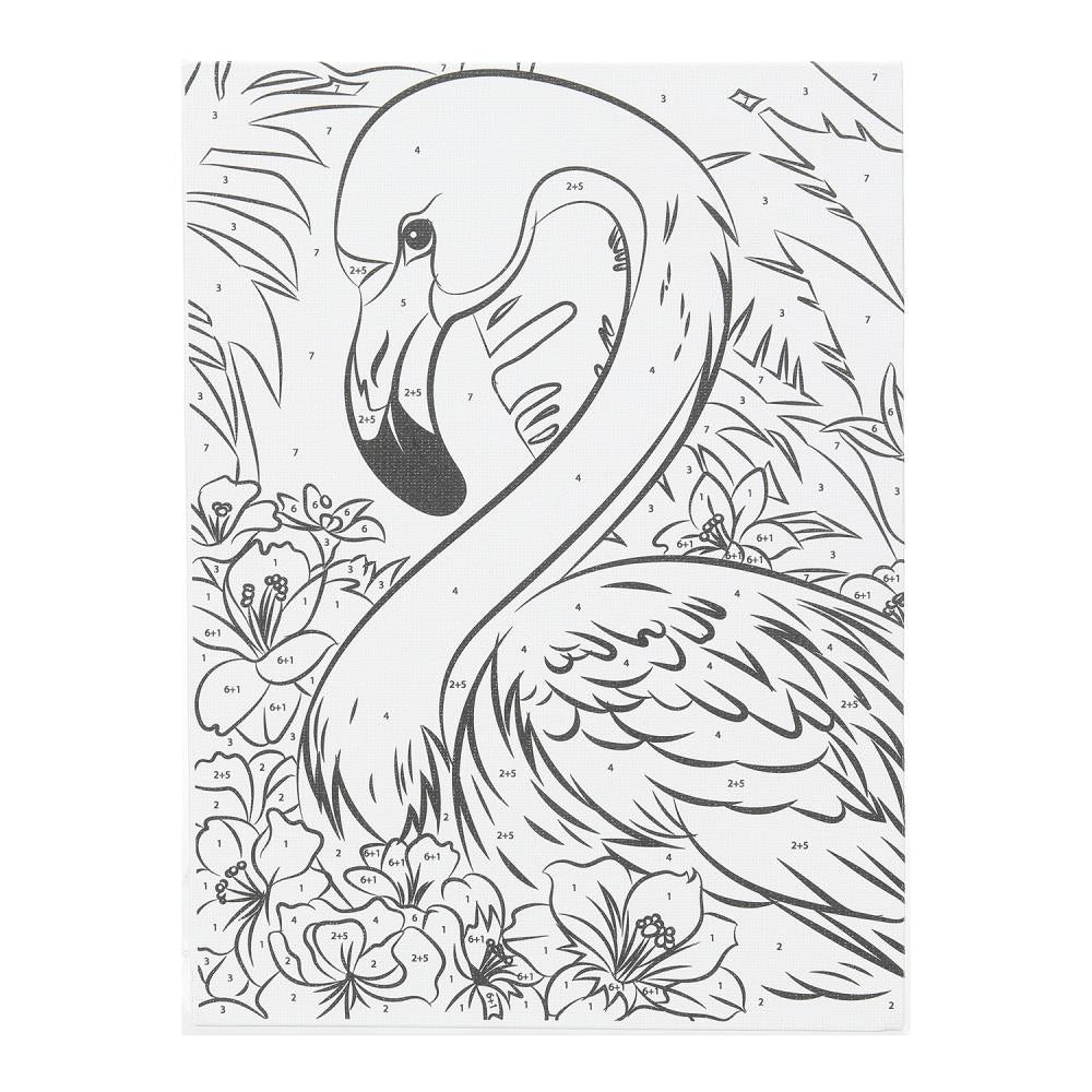 Porte-numéro 17x23 cm flamant rose МУЛЬТИ АРТ en cor.50шт