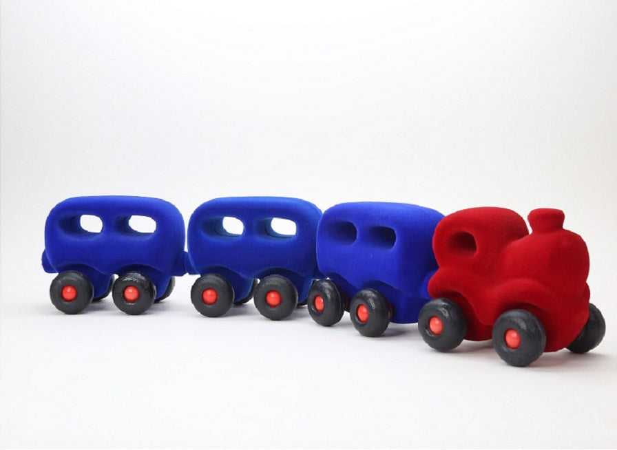 Rubbabu. 20305 Поезд из каучука (вагоны с магнитами)