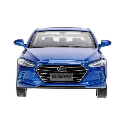 Машина металл HYUNDAI ELANTRA 11,4 см, двери, инерция, кор. Технопарк в кор.2*48шт