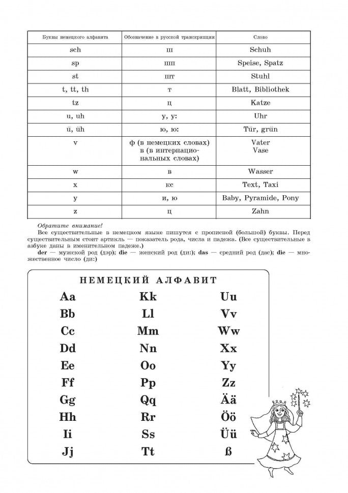 Занимательная немецкая азбука: Игры с буквами. Богданова Н.В.