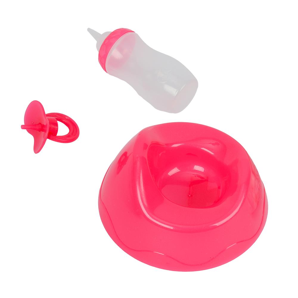 Пупс озвучивает 20см, пьет, пишет, закр. глазки, 3акс КАРАПУЗ в кор.24шт