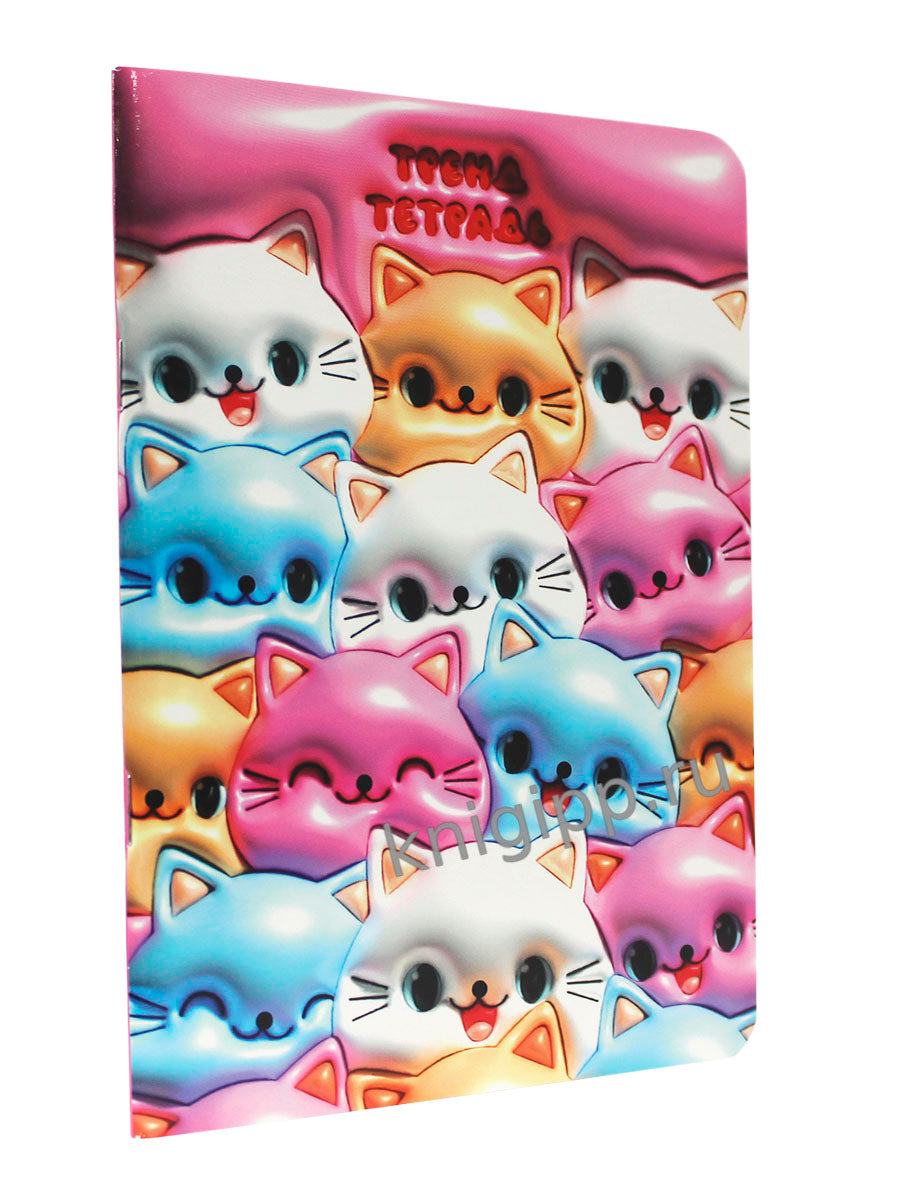 MyArt. БЛОКНОТ в клетку Тренд Тетрадь. Котики