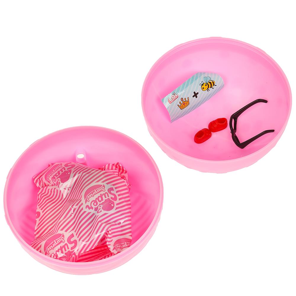 Шар-сюрприз, кукла 8см, аксессуары 4шт LIKEE GIRL в кор.2*96шт