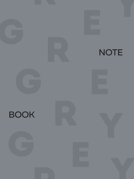 MyArt. БЛОКНОТ в клетку Total Grey. Grey 3