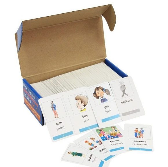 Тематические карточки. Mои первые английские слова. 333 карточки для запоминания