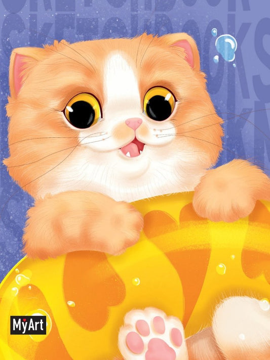 MyArt. MeowBook СКЕТЧБУК. Рыжий котик