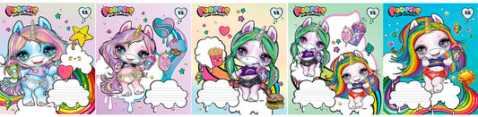 Тетр 12л скр А5 лин карт PO12/5-EAC Poopsie