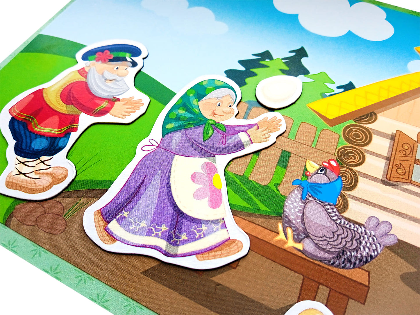 Игра магнитная "В гостях у сказки" Серия Магнитные истории (европодвес)