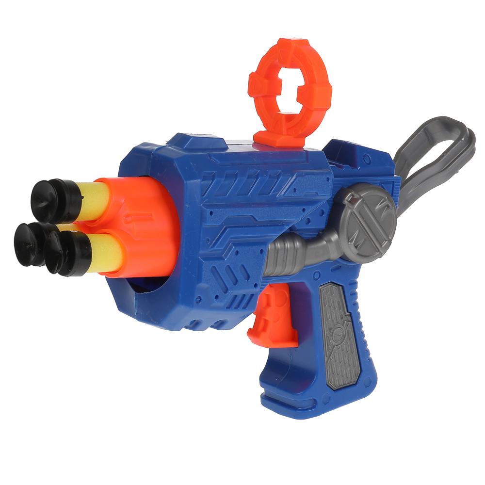Игрушка-бластер с мягкими пулями в кор. 30*5,5*16см ИГРАЕМ ВМЕСТЕ в кор.2*24шт