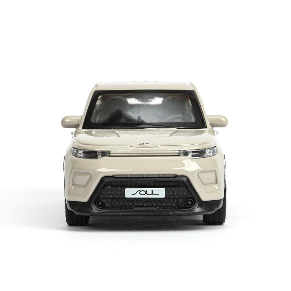 Машина металл KIA soul длина 12 см, двери, багаж., инерц, золотистый, кор. Parc technologique dans le cor.2*36шт