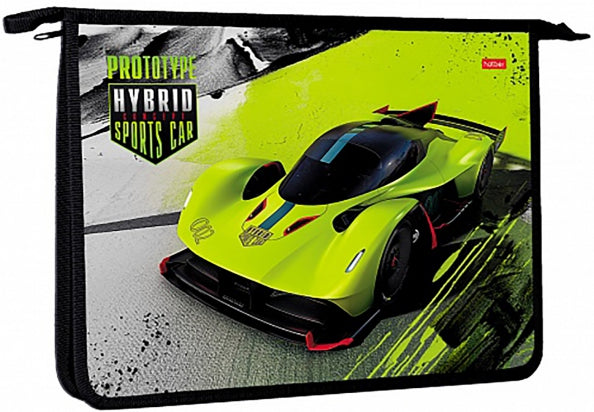 Папка для тетрадей Autosport пластиковая А4ф 2 отделения