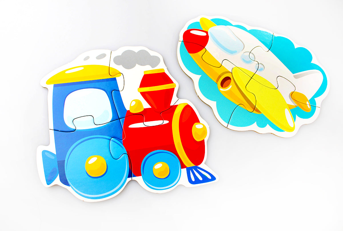 Jouets pour bébé "Транспорт" (5 cartes, 15 pièces)
