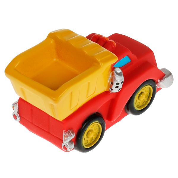 Игрушка пластизоль для ванны грузовичок сетка с хэн-тэгом КАПИТОШКА в кор.72шт