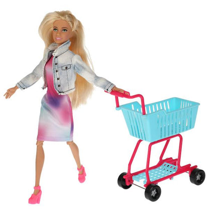 Кукла 29 см София, руки и ноги сгиб, в магазине, акс, кор КАРАПУЗ в кор.12шт