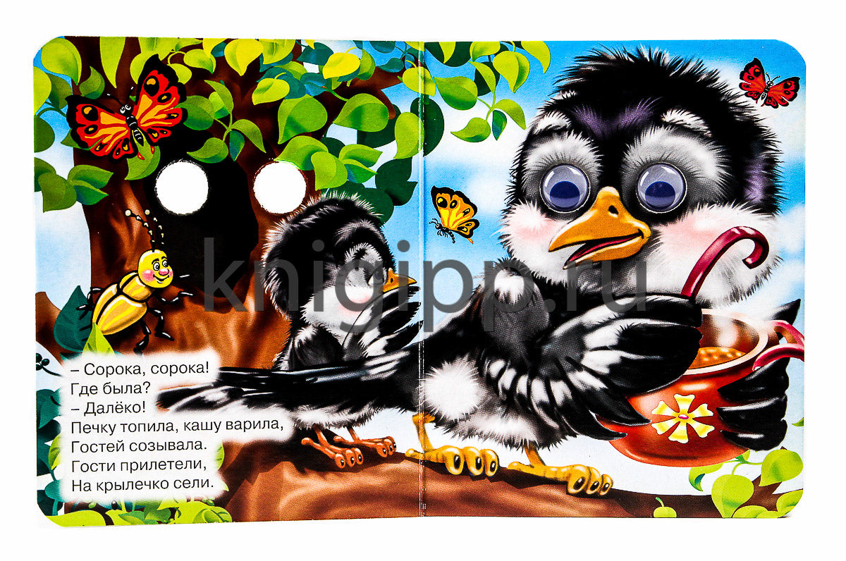 ГЛАЗКИ-МИНИ. СОРОКА-БЕЛОБОКА