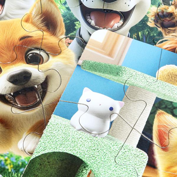 Кошечки Собачки. Les passes en robot, de 2 à 1 : 15 et 24 détails. 190х140х35мм. Умные игры в кор.24шт