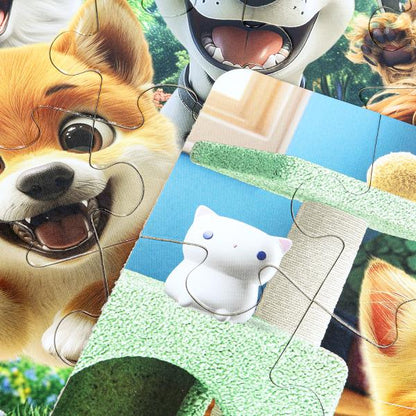 Кошечки Собачки. Les passes en robot, de 2 à 1 : 15 et 24 détails. 190х140х35мм. Умные игры в кор.24шт