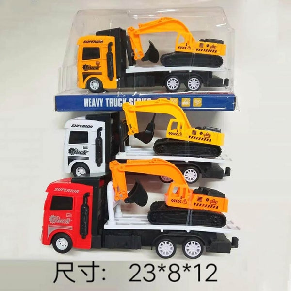 Трейлер инерц. ПОГРУЗЧИК, цвет в ассорти. в пласт. в кор.2*72шт