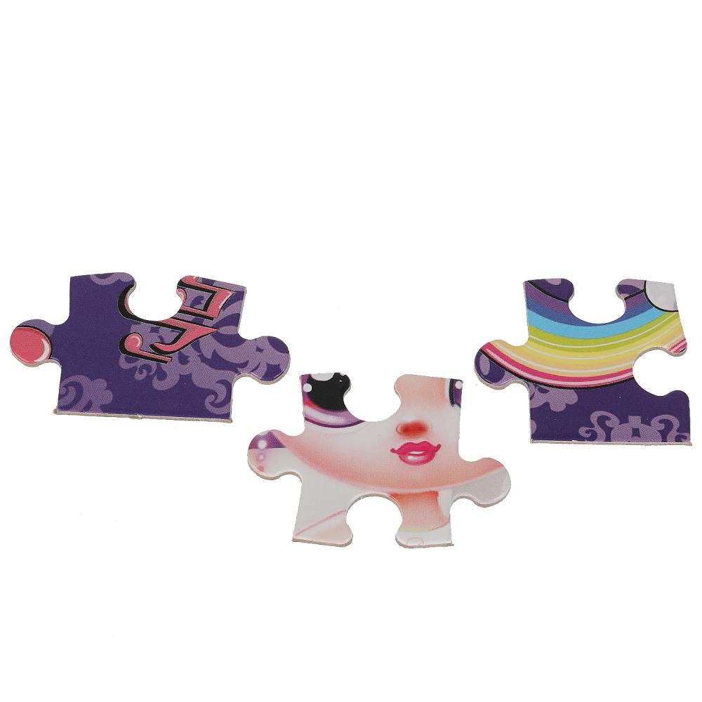 Веселые подружки. Пазлы классические в коробке. Пазл 104 детали. Умные игры в кор.24шт