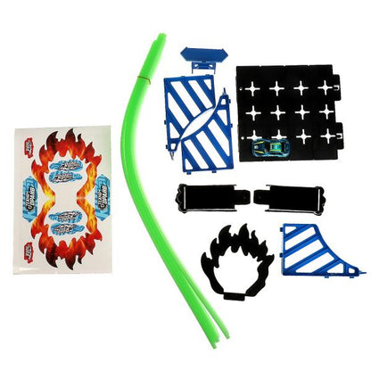 Le véhicule avec le bateau, la taille, le temps est en temps, cor.44,5*25,1*5,4 cm ТЕХНОДРАЙВ en cor.2*18шт