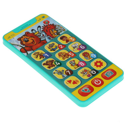 Телефон Шаинский музыка 100 песен, загадок и звуков, реалистичные звуки телефона Умка в кор.120шт