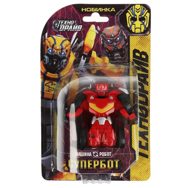 Робот трансформирующийся в машину, блист.13*21*6см ТЕХНОДРАЙВ в кор.2*96шт