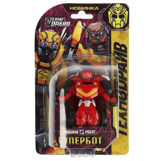 Робот трансформирующийся в машину, блист.13*21*6см ТЕХНОДРАЙВ в кор.2*96шт