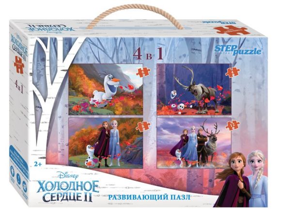 Степ. Напольный пазл-мозаика арт.70165 средний "Холодное сердце - 2" (Disney)
