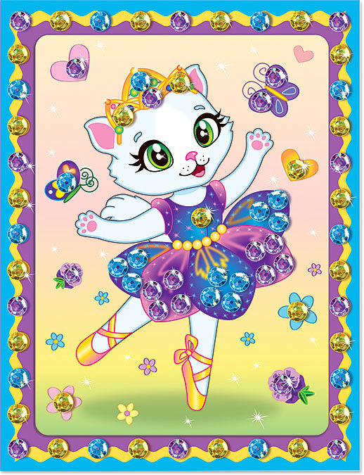 Набор для изготовления картины "Фиалочка. Пуантики"