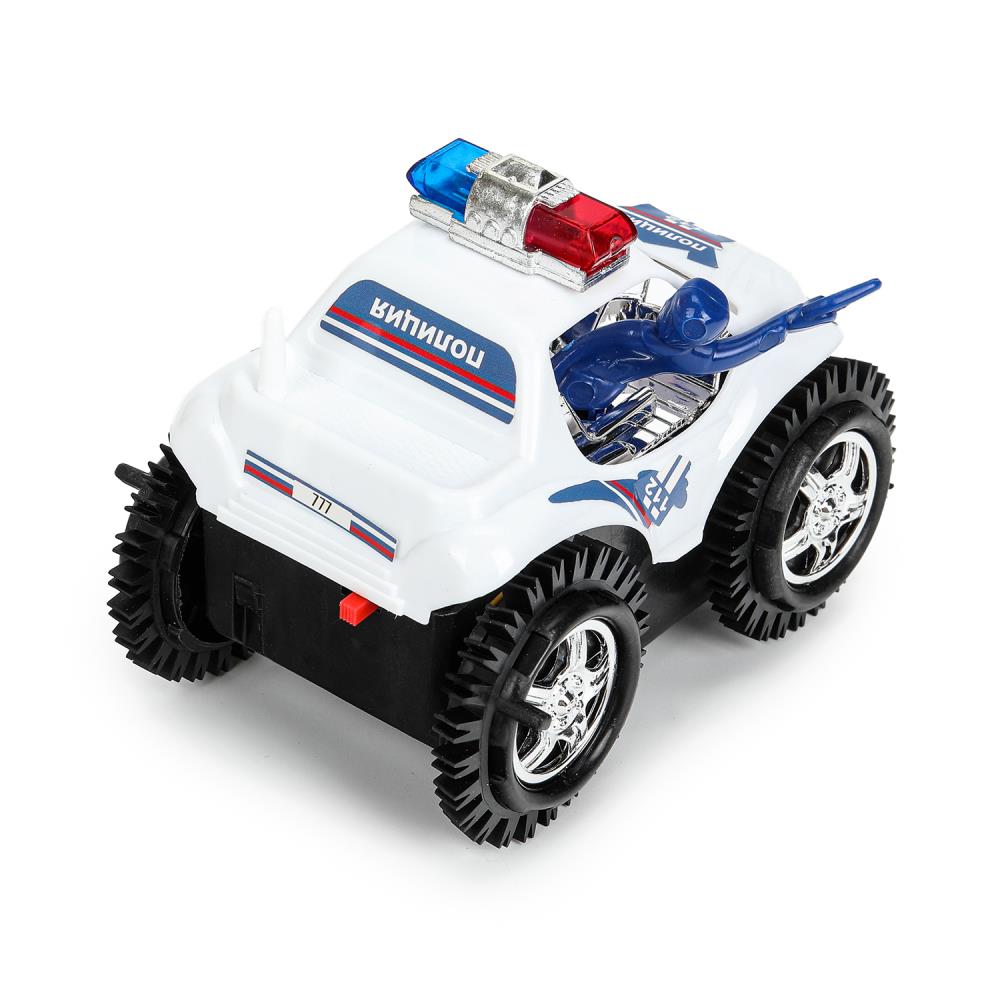 Машина-перевертыш на бат.свет, кор.11,5*9*9см ТЕХНОДРАЙВ в кор.2*96шт