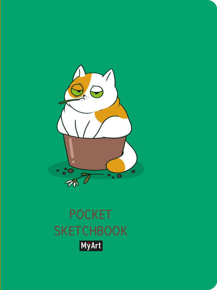 MyArt. Pocket СКЕТЧБУК. КОТ