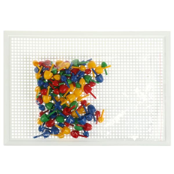 МОЙ МАЛЕНЬКИЙ ПОНИ. Mosaïque en plastique. 100 poissons. 4 jours. Pôle 280х200мм. Умные игры в кор.16шт
