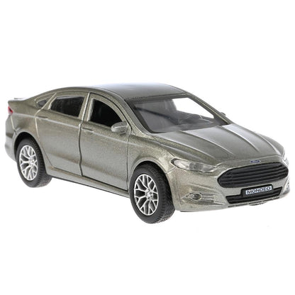 Машина металл FORD MONDEO, длина 12 см, откр дв, багаж, инерц, серый. в кор. Технопарк в кор.2*36шт