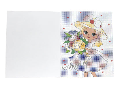 ВОДНАЯ РАСКРАСКА с цветными элементами. МИЛЫЕ ДЕВОЧКИ