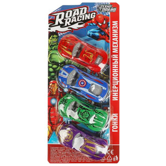 Machine à laver 4 pièces, ROAD RACING, blister..15,5*35,5*3,5см ТЕХНОДРАЙВ в кор.2*120наб