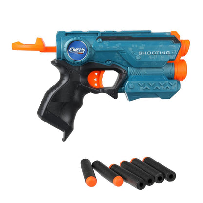 Бластер с мягкими пулями коробка 23*4,5*16см Смерч в кор.2*60шт