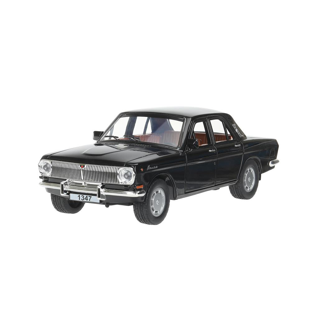 ГАЗ 2401 свет-звук 19,7 cm, dv, cap, баг, ин, черный Технопарк в кор.2*24шт