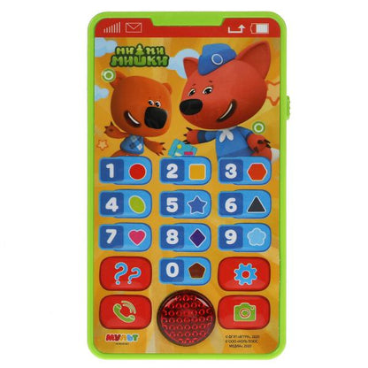 Un smartphone avec un petit téléphone portable de 50 pièces, des bâtons, des pièces, des frais. Умка в кор.120шт