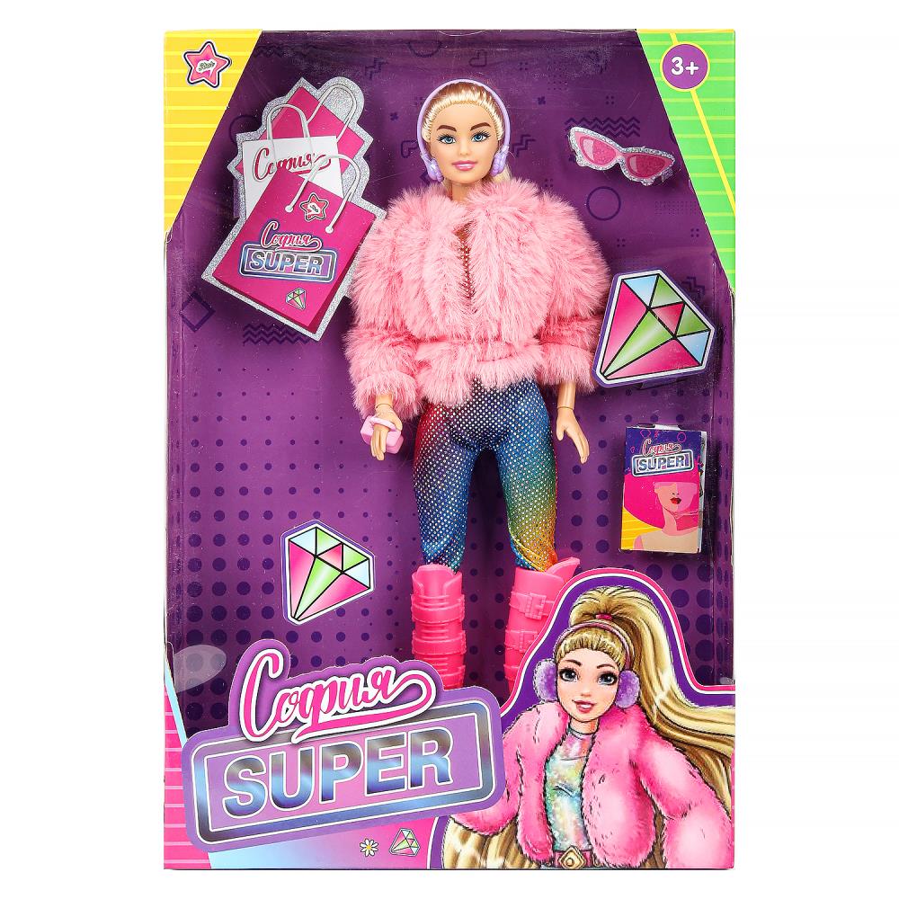 Кукла 29см София, руки и ноги сгиб., кор. КАРАПУЗ в кор.24шт