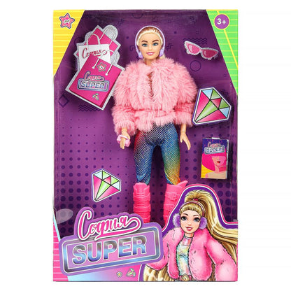 Кукла 29см София, руки и ноги сгиб., кор. КАРАПУЗ в кор.24шт