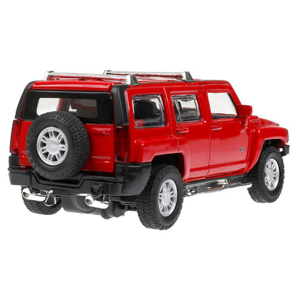 Машина металл светзвук HUMMER h3, 14,4 см, двери, багажник, инерция Технопарк в кор.2*24шт