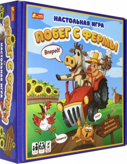 Ranok. Настольная игра "Побег с фермы" арт.13120044Р