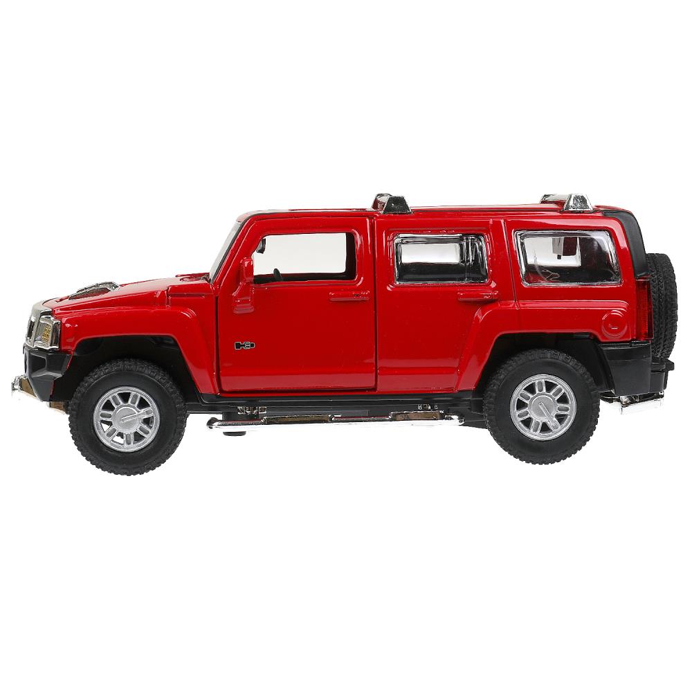 Машина металл светзвук HUMMER h3, 14,4 см, двери, багажник, инерция Технопарк в кор.2*24шт