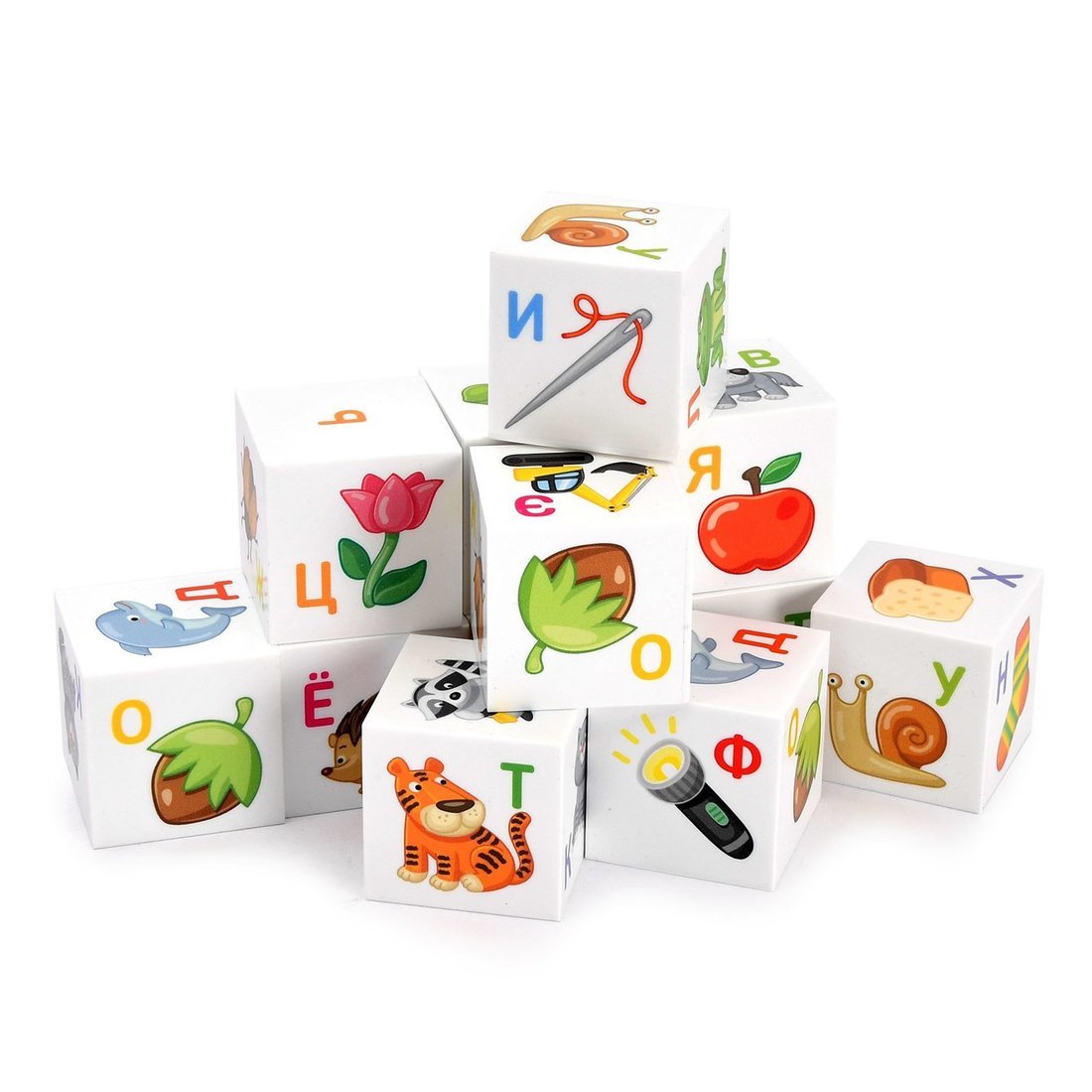 ДК.Кубики "Кубики для умников. Азбука" 12 шт (без обклейки) арт.00712 /20*