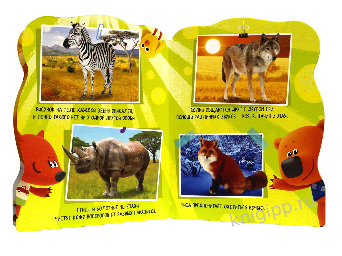 Вырубка А4. МИ-МИ-МИШКИ. ЖИВОТНЫЙ МИР